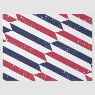 Vrijheidsstappen – Rood Wit & Blauw Patriottisch Tissuepapier