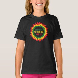 Vrijheidsvrijheid van 19 juni t-shirt