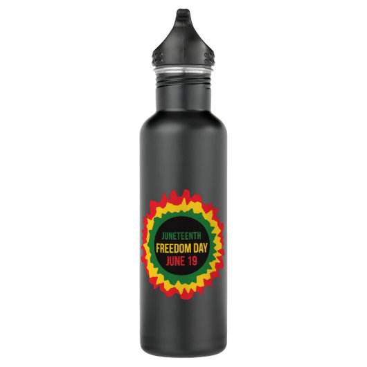 Vrijheidsvrijheid van 19 juni waterfles  (Rechts)