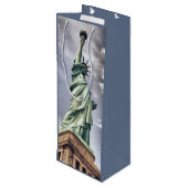 Vrijheidswijnzak Wijn Cadeautas (Achterkant Gekanteld)