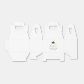 Vrijmetselaar Masonic Black Minimalist Elegant Mod Bedankdoosjes (Uitgevouwen)