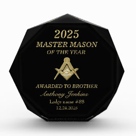 Vrijmetselaar Master Mason Lodge Vrijmetselarij Trofee