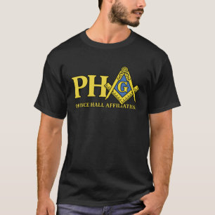 Vrijmetselaar PHA Prince Hall Affiliatie Vrijmetse T-shirt