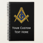 Vrijmetselaar Vrijmetselarij Gifts Square en Compa Planner (Voorkant)