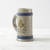 Vrijmetselaarskompel Bierpul (Voorkant links)