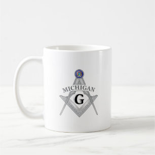 Vrijmetselaarsloge van de staat Michigan Koffiemok