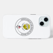 Vrijmetselaarsloge van de staat Oregon Case-Mate iPhone Case (Achterkant (horizontaal))