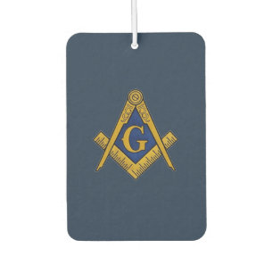 Vrijmetselaarsplein en Compass Navy Blue Luchtverfrisser