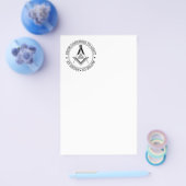Vrijmetselaarssymbool Flyer (Enkel)