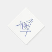 Vrijmetselaarssymbool Servet (Hoek)