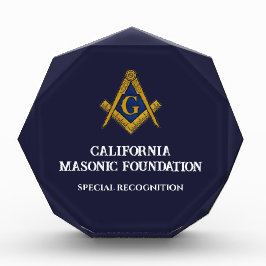 Vrijmetselarij Speciale Erkenning Trofee