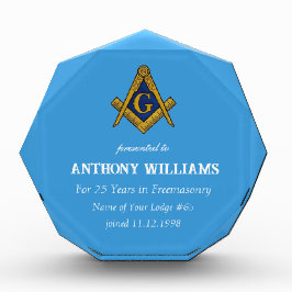 Vrijmetselarij Vrijmetselaar Blauw Trofee