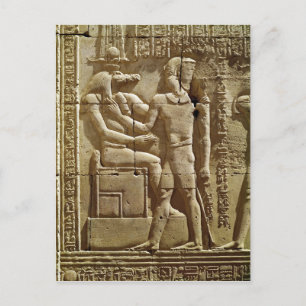 Vrijstelling van Sobek en Ptolemy VI Philometor Briefkaart