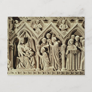 Vrijstellingen waarin de presentatie van de monnik briefkaart