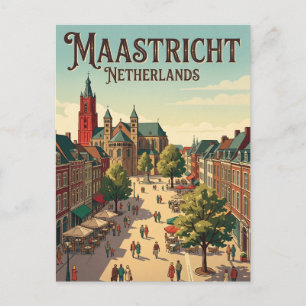 Vrijthof, Maastricht Nederland Briefkaart