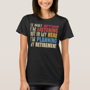 Vrijwel gepensioneerde cadeau voor mannen Fungeren T-shirt