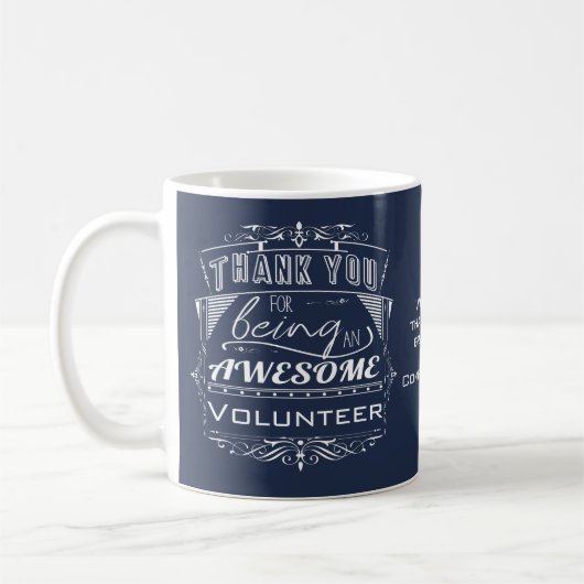 Vrijwilliger Bedankt voor je waardering Koffiemok (Links)