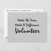 vrijwilliger briefkaart (Voorkant / Achterkant)