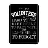 Vrijwilliger Dank u het zwarte manuscript van de G Magneet (Verticaal)