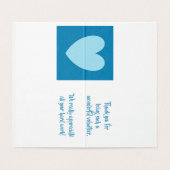 Vrijwilliger Dank u kaarten van dalDesignNZ (Binnenkant ongevouwen)