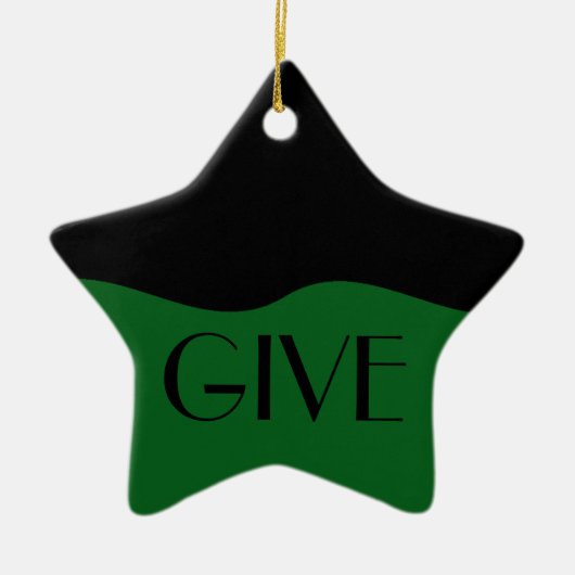 Vrijwilliger: De grootste cadeau geeft je jezelf Keramisch Ornament (Voorkant)