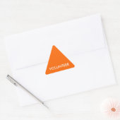 VRIJWILLIGER DRIEHOEK STICKER (Envelop)