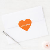 VRIJWILLIGER HART STICKER (Envelop)