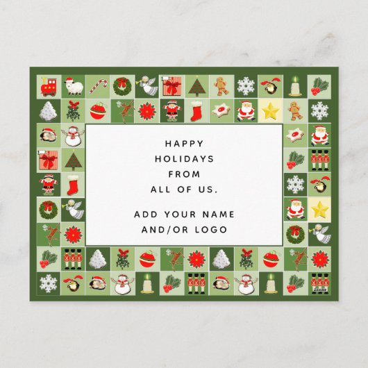 Vrijwilliger kerst vakantie Kaart (Achterkant)