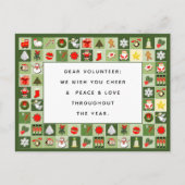 Vrijwilliger kerst vakantie Kaart (Voorkant)