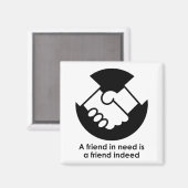 vrijwilliger magneet (Voorkant / Achterkant)