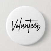 vrijwilliger ronde button 7,6 cm (Voorkant)