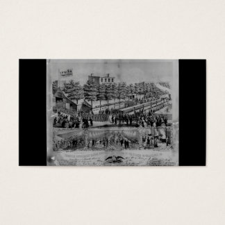 Vrijwilliger Verfrissingssalon circa 1861 Visitekaartje