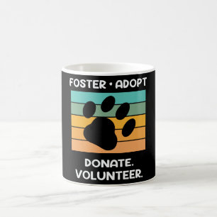 vrijwilliger voor dierenwelzijn koffiemok