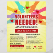 Vrijwilligers hadden behoefte aan goede doelen rec flyer (Voorkant)