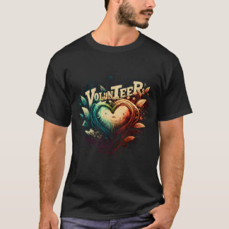 Vrijwilligers hart t-shirt