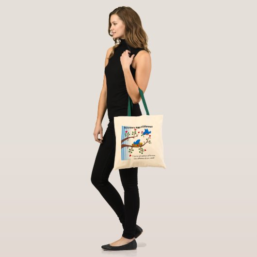 Vrijwilligers maken verschil tote bag (Voorkant (model))