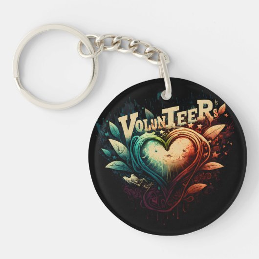 Vrijwilligers Sleutelhanger (Voorkant)