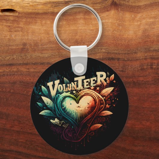 Vrijwilligers Sleutelhanger (Voorkant)