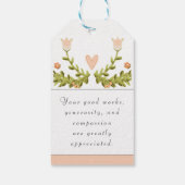 Vrijwilligerswaardering Cadeaulabel (Achterkant)