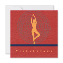 Vrikshasana Kunstkaart