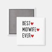 vroedvrouw magneet (Voorkant / Achterkant)