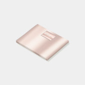 Vroeg Blush Roze Roze Gold Powder Metallic Post-it® Notes (Schuin)