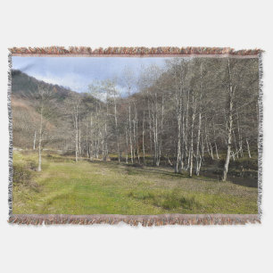 Vroeg Herfst bij de Rivier - Wilde Natuur Roemenië Deken