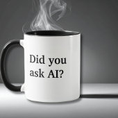 Vroeg je het aan AI? Typography Collega Grappig Ci Mok