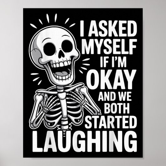 Vroeg mezelf af of alles oké is en we begonnen all poster (Voorkant)