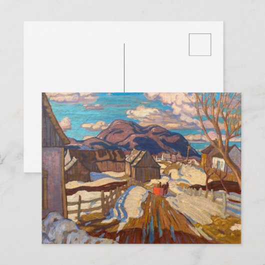 Vroeg voorjaar, Quebec A. Y. Jackson | Briefkaart (Voorkant / Achterkant)
