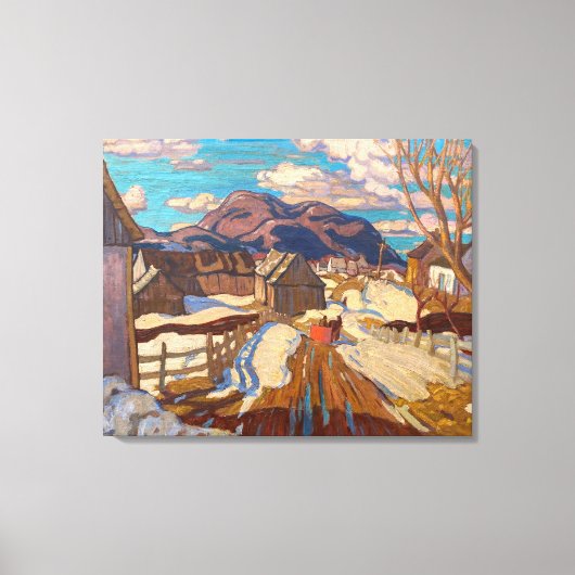 Vroeg voorjaar, Quebec A. Y. Jackson | Canvas Afdruk (Voorkant)