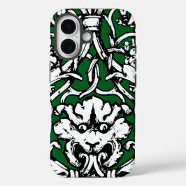 Vroege 20e Eeuwse Knotwerk Leeuw iPhone 16 Hoesje