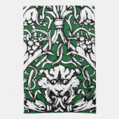 Vroege 20e Eeuwse Knotwerk Leeuw Theedoek (Verticaal)