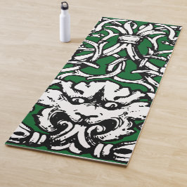 Vroege 20e Eeuwse Knotwerk Leeuw Yogamat